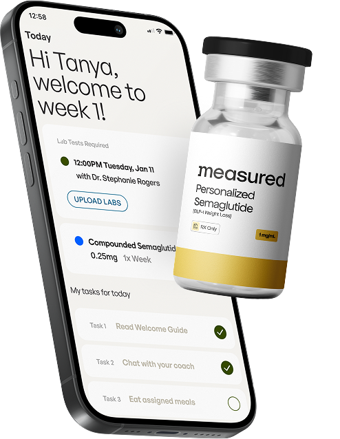 Personalized GLP-1 Vial Close-up